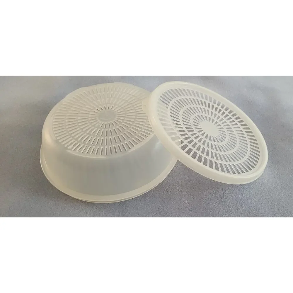 TUPPERWARE Shear Vegetable Fruit Colander Strainer/#1830 with Lid/#1871-Vintage!